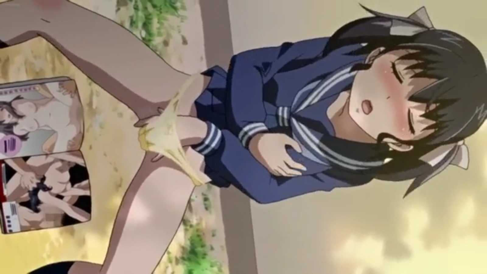 Hot Sexy Anime Girl Playing With Self